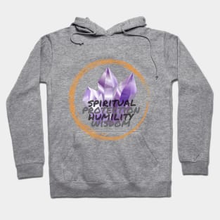 Amethyst the spiritual gemstone Hoodie